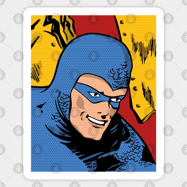 The Blue Beetle 05 Sticker by Vintage Comics